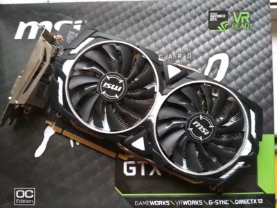 Лот: 14761202. Фото: 1. MSI 1060 Armor 3G OCV1. Видеокарты