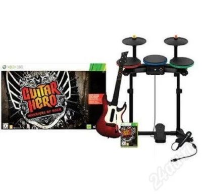 Лот: 693420. Фото: 1. XBOX360 guitar hero warriors of... Игровые приставки, консоли