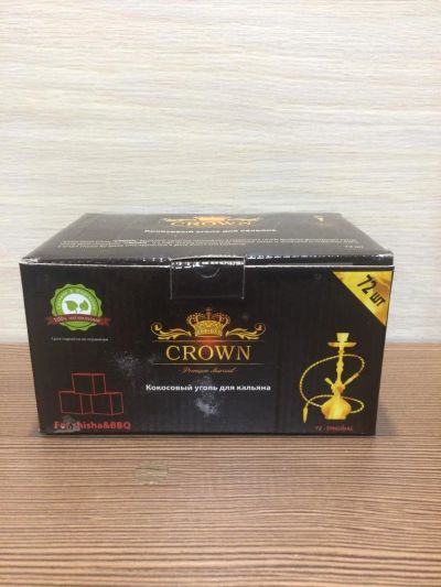 Лот: 10947657. Фото: 1. Уголь Crown BIG. Аксессуары и запчасти для кальянов