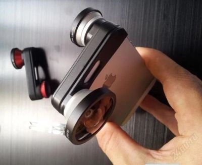 Лот: 2529775. Фото: 1. fisheye + wide + macro для iphone... Объективы