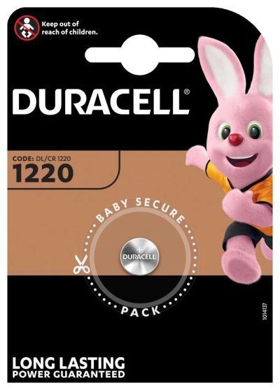 Лот: 22142474. Фото: 1. DURACELL CR-1220 BL-1 (10). Батарейки, аккумуляторы, элементы питания