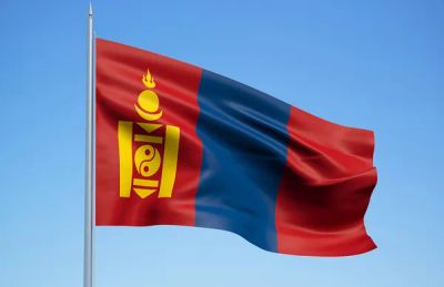 Лот: 20329562. Фото: 1. Флаг Монголии 150х100 см. Праздничный декор