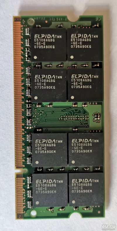 Лот: 16220832. Фото: 1. Elpida DDR2 1GB PA3512U-1M1G. Оперативная память