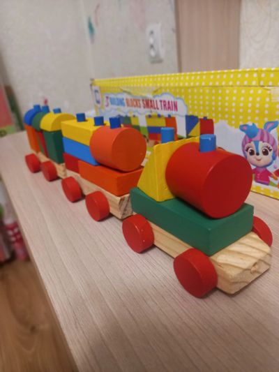 Лот: 18368008. Фото: 1. Игра развивающая-"паровозик". Развивающие