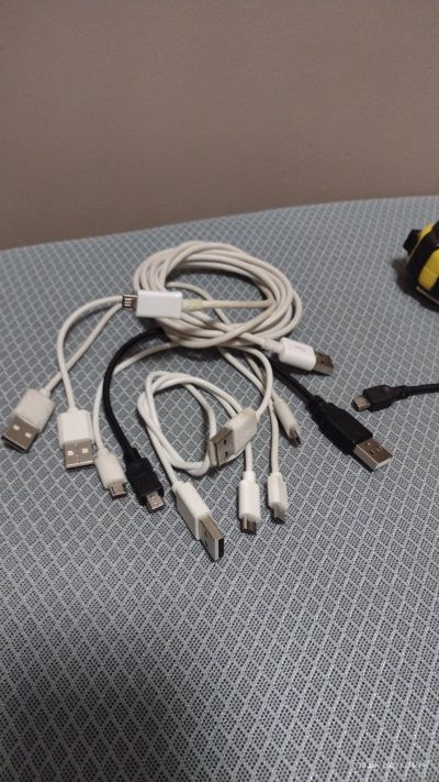 Лот: 18399196. Фото: 1. Кабеля USB-microUSB + OTG USB-microUSB. Дата-кабели, переходники