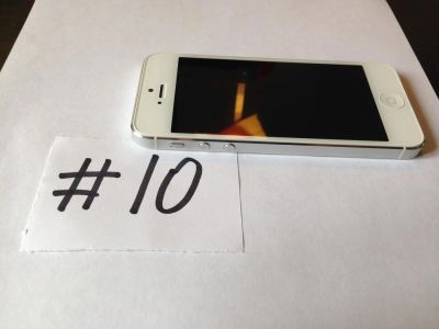 Лот: 4374017. Фото: 1. Б/У iPhone 5 16GB White состояние... Смартфоны