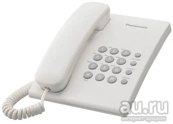Лот: 8334322. Фото: 1. Телефон проводной Panasonic KX-TS2350RUW... Проводные телефоны