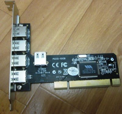 Лот: 7797424. Фото: 1. PCI USB-контроллер. Платы расширения, контроллеры, доп. порты