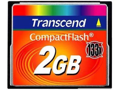 Лот: 3205773. Фото: 1. Transcend CF 133x 2GB. Карты памяти