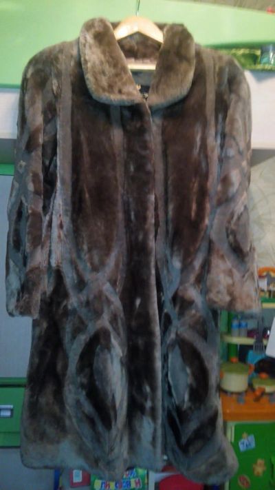 Лот: 6773871. Фото: 1. Продам шубу мутон б.у. Верхняя одежда