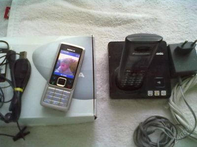 Лот: 957118. Фото: 1. nokia 6300 и PANASONIK DECT одним... Кнопочные мобильные телефоны