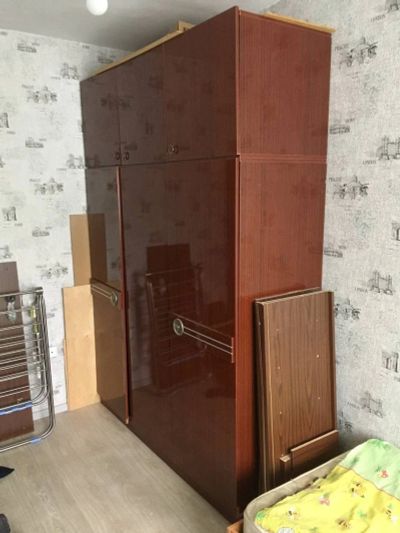 Лот: 17338558. Фото: 1. Плательный шкаф с антресолями. Шкафы, шкафы-купе