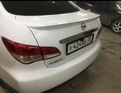 Лот: 19369389. Фото: 1. Спойлер Nissan Almera (G15) 11... Кузов