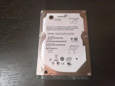 Лот: 9563269. Фото: 1. Жесткий диск 160гб 2.5" sata Seagate. Жёсткие диски (HDD)