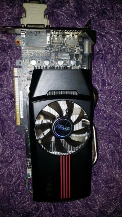 Лот: 6612290. Фото: 1. ASUS hd7850-dc-1gd5 256bit. Видеокарты