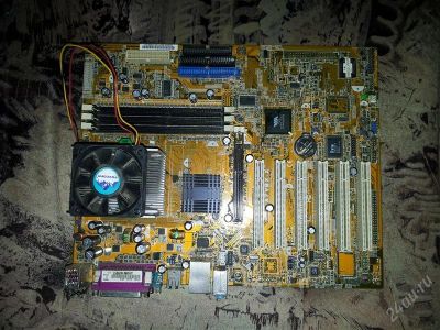 Лот: 2264940. Фото: 1. Материнская плата ASUS A7V8X-X. Материнские платы