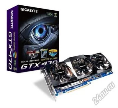 Лот: 5945586. Фото: 1. видеокарта GeForce GTX 470 от... Видеокарты