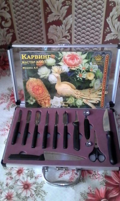 Лот: 7104395. Фото: 1. Продам ножи для Карвинга 12 предметов... Столовые приборы, ножи