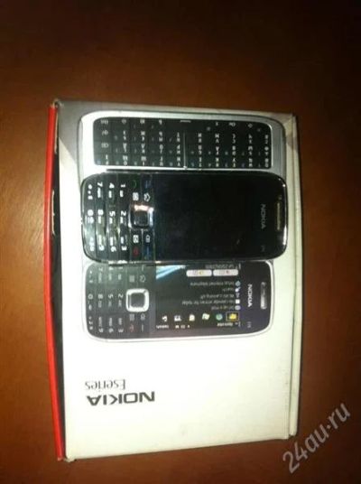 Лот: 2682806. Фото: 1. Nokia E75 Black Silver. Кнопочные мобильные телефоны