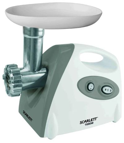 Лот: 7072062. Фото: 1. Электрическая мясорубка Scarlett... Кухонная