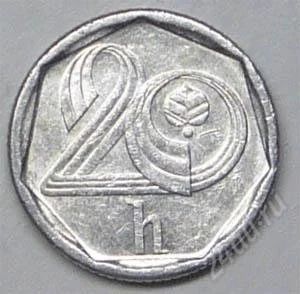 Лот: 1173528. Фото: 1. Чехия. 20 геллер 1997г. Европа