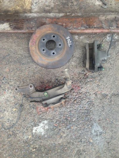 Лот: 11249737. Фото: 1. Nissan Teana j31 супорт диск тормозной... Тормозная система