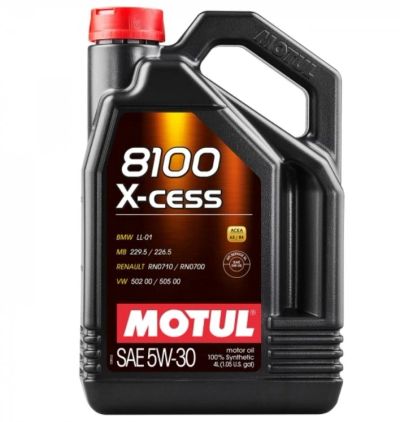 Лот: 16494713. Фото: 1. Масло MOTUL 5W30 X-CESS 8100 4л... Масла, жидкости