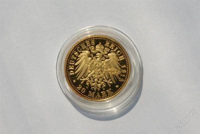 Лот: 1055545. Фото: 1. 20 Марок 1913 года - Au 24_карата... Европа