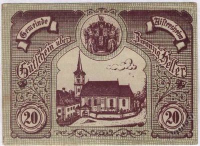 Лот: 1416878. Фото: 1. Австрия. Нотгельд. 20 геллер 1921г... Германия и Австрия