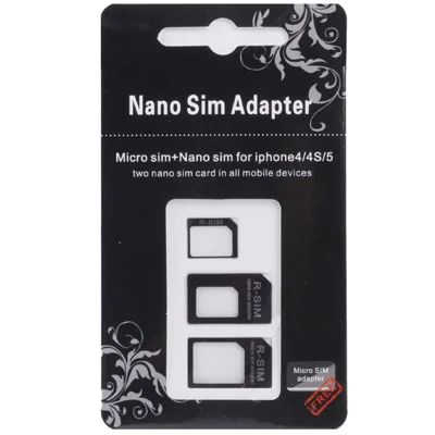 Лот: 4240080. Фото: 1. Переходник адаптер с Nano и Micro... Другое (смартфоны, связь, навигация)