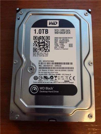 Лот: 10194690. Фото: 1. Жесткий диск Western Digital WD1003FZEX... Жёсткие диски (HDD)