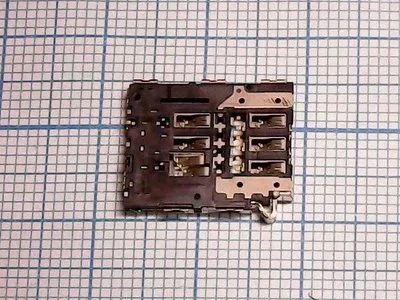 Лот: 13480521. Фото: 1. Коннектор SIM Samsung G920F (S6... Шлейфы, разъёмы