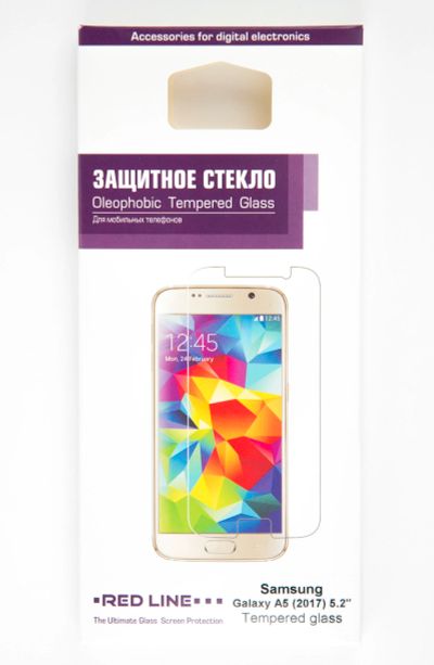 Лот: 16171288. Фото: 1. Защитное стекло Samsung A5 2017... Защитные стёкла, защитные плёнки