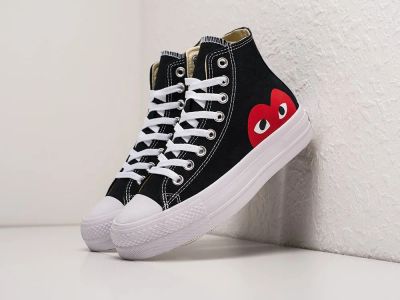 Лот: 20240909. Фото: 1. Кеды CDG Play x Converse Chuck... Кеды, кроссовки, слипоны