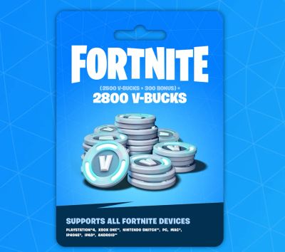 Лот: 15257790. Фото: 1. Fortnite код активации 2800 V-Bucks. Игры для консолей