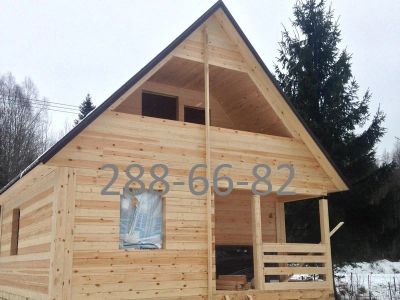 Лот: 10911257. Фото: 1. Строительство Дома 6х6 с мансардой... Срубы, бани, дома
