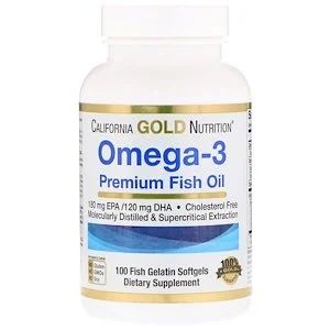 Лот: 10794545. Фото: 1. Omega-3 California Gold Nutrition... Спортивное питание, витамины