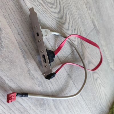 Лот: 16515922. Фото: 1. Планка eSATA + miniFireWire (IEEE1394... Платы расширения, контроллеры, доп. порты