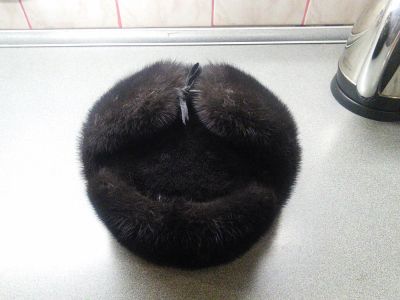 Лот: 6431390. Фото: 1. Шапка ушанка норка. Головные уборы