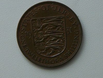 Лот: 3104977. Фото: 1. Джерси, 1/12 шиллинга (1931 г... Великобритания и острова