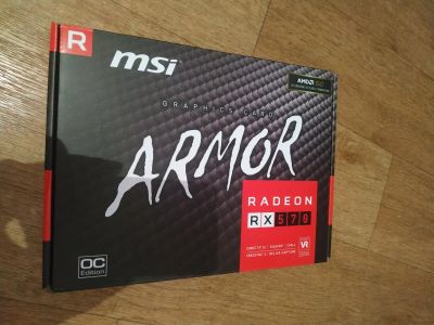 Лот: 16206225. Фото: 1. Видеокарта MSI RX 570 8g. Видеокарты