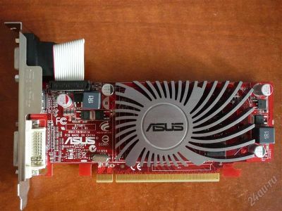 Лот: 1195068. Фото: 1. Видеокарта asus EAH5450 Silent. Видеокарты