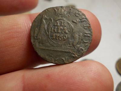 Лот: 16737337. Фото: 1. Редкая денга 1769 года. Сибирь... Россия до 1917 года