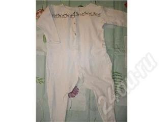 Лот: 459748. Фото: 1. Комбез белый, MOTHERCARE, х/б. Другое (дети растут)