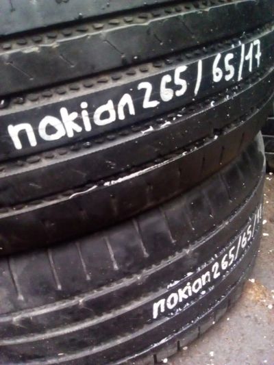 Лот: 10323128. Фото: 1. 265/65 R17 Nokian пара. Шины