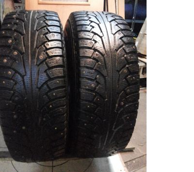 Лот: 16754516. Фото: 1. Пара зимних шин 265/70R16 Nokian... Шины