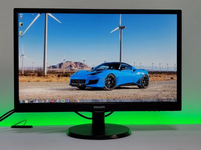 Лот: 25642202. Фото: 1. Монитор 23.6" Philips 243V5QSBA... ЖК-мониторы