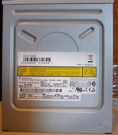 Лот: 1628077. Фото: 1. dvd-rw не иcправный. Приводы CD, DVD, BR, FDD