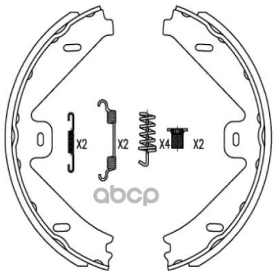 Лот: 21843816. Фото: 1. Колодки Тормозные Mercedes-Benz... Тормозная система