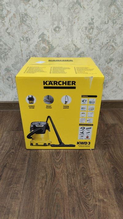 Лот: 25806886. Фото: 1. Строительный пылесос Karcher KWD... Пылесосы, паровые швабры